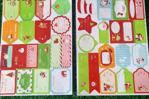 Christmas sticker