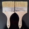 Wooden paint brush