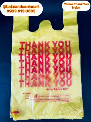 Yellow Thank you Nylon