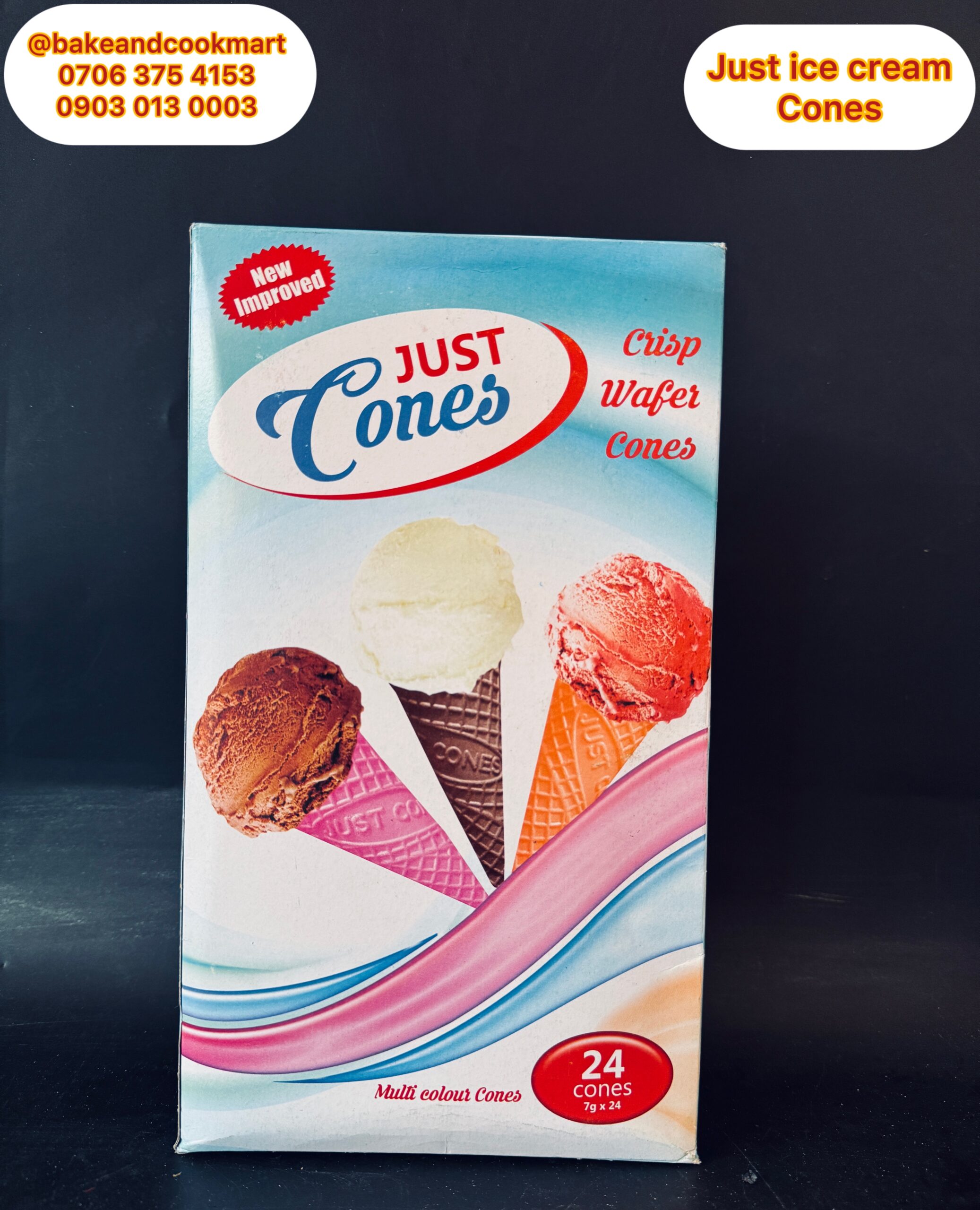 Just ice cream cones