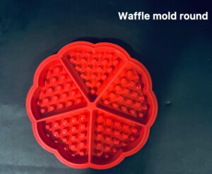 Waffle mold round