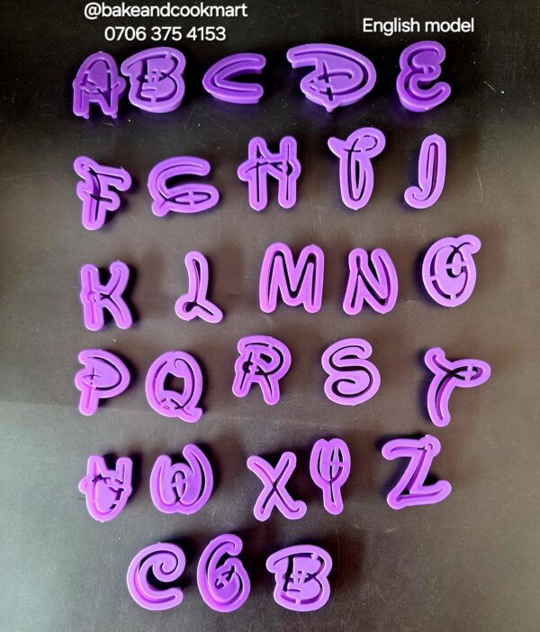 20250325_132228 Purple Alphabet/number topper
