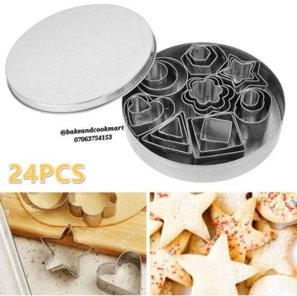 24pcs cookies cutter