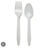Plastic spoon &fork