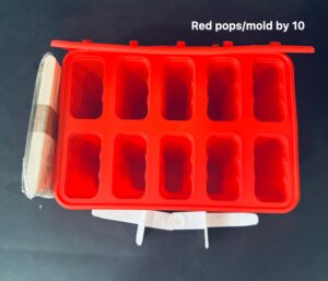 Red pops/mold by 10