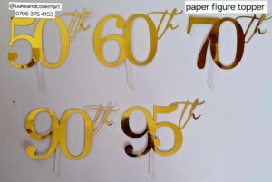 Paper number topper