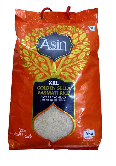 Asin Golden Sella basmati rice 5kg