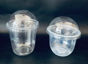 U-shaped parfait cups